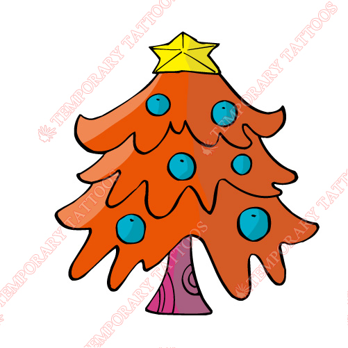 Christmas Customize Temporary Tattoos Stickers NO.3859